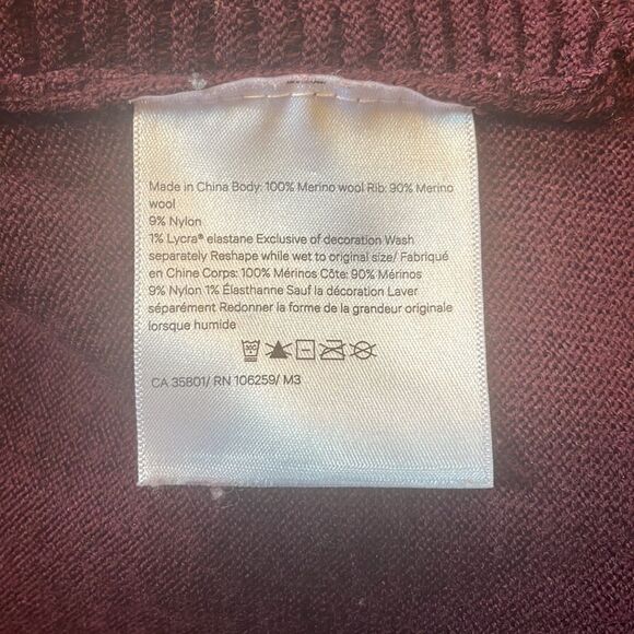 Lululemon Sit In Lotus Wrap Merino Wool In Cassis - Picture 4 of 10